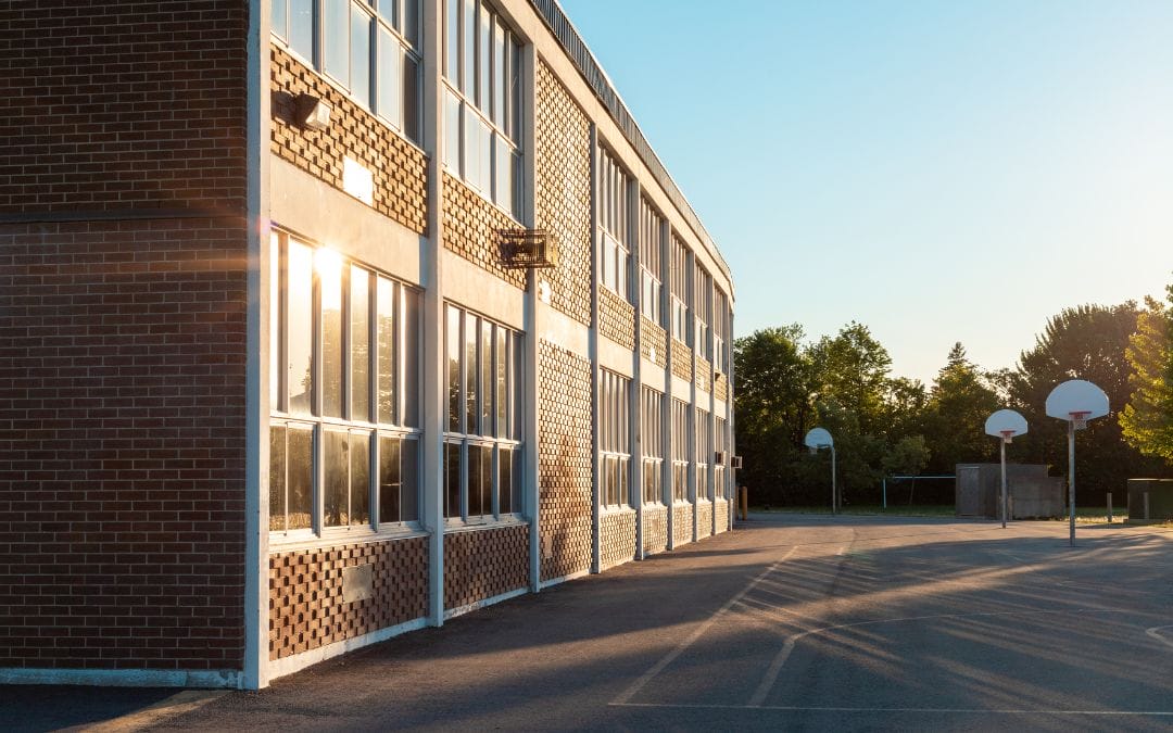 A school building is a common commercial property that requests radon testing.