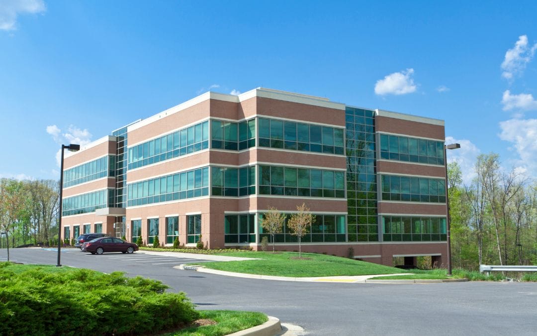 An office building in need of radon testing.